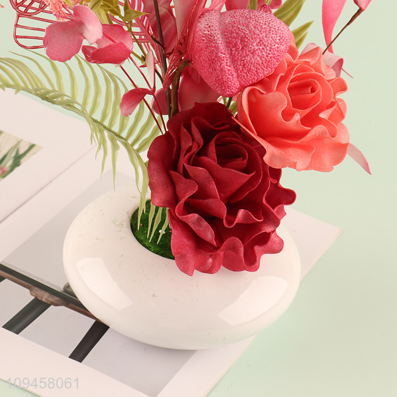 Latest products   artificial bonsai fake flower for home decor