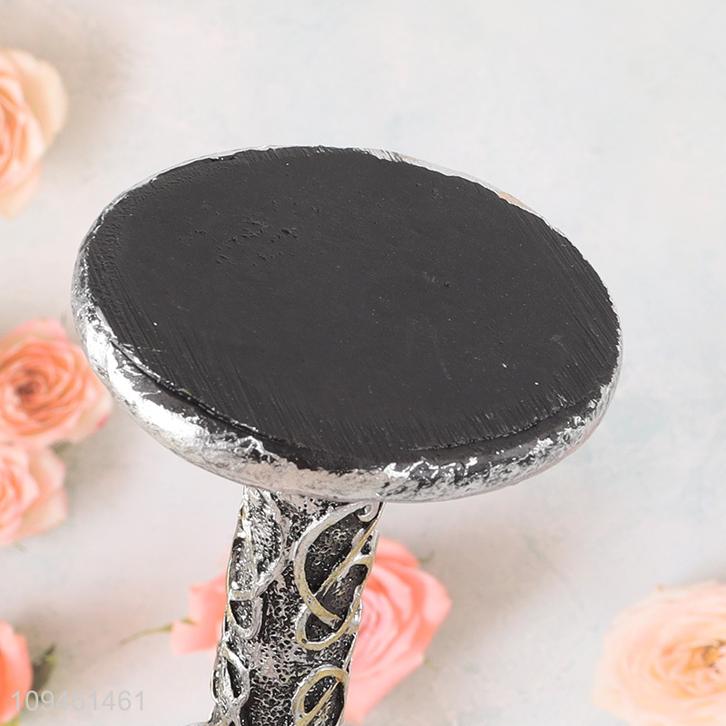 Best sale 200ml stainless steel goblet cup with resin decor