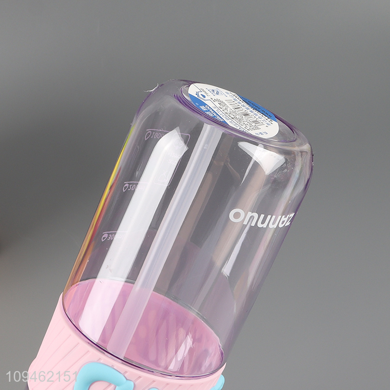 Factory supply cartoon plastic water bottle drinking bottle