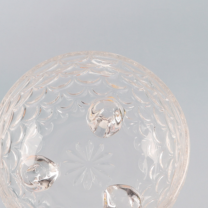New arrival glass storage jar candy jar with lid