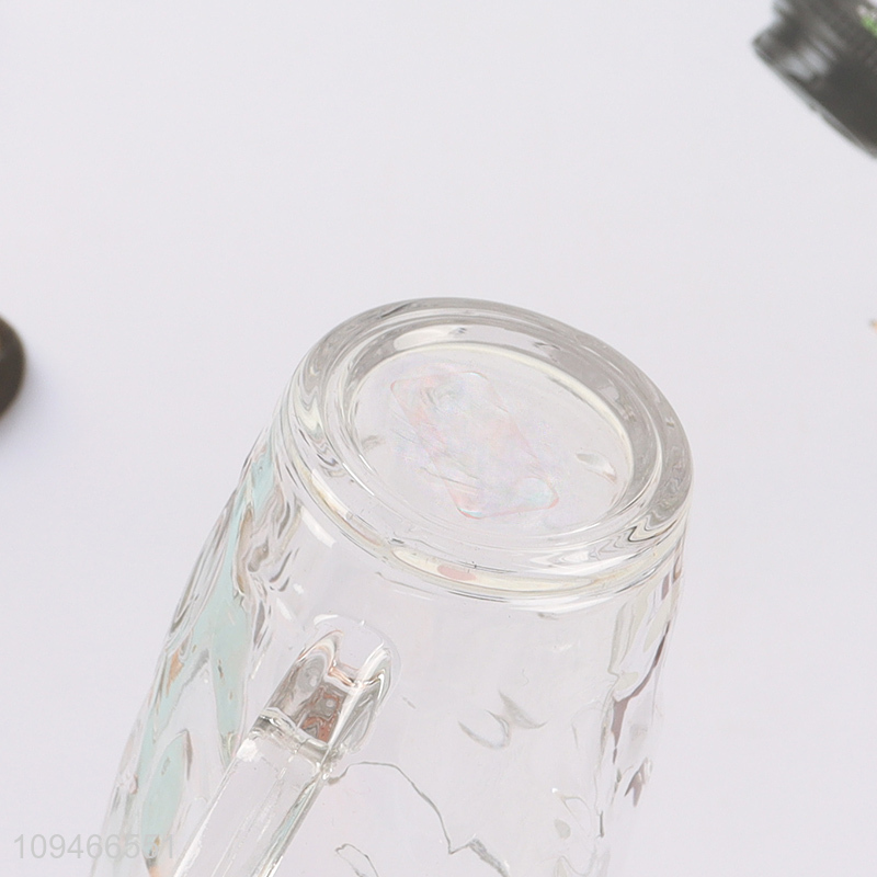 Factory supply clear glass coffee cup drinking cup