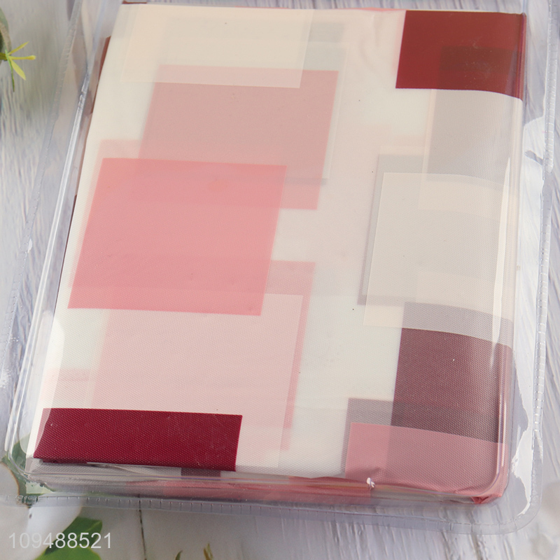 Good selling waterproof PE shower curtain wholesale