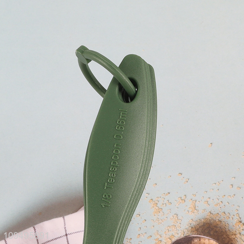 New style 6 pcs kitchen measuring spoons set