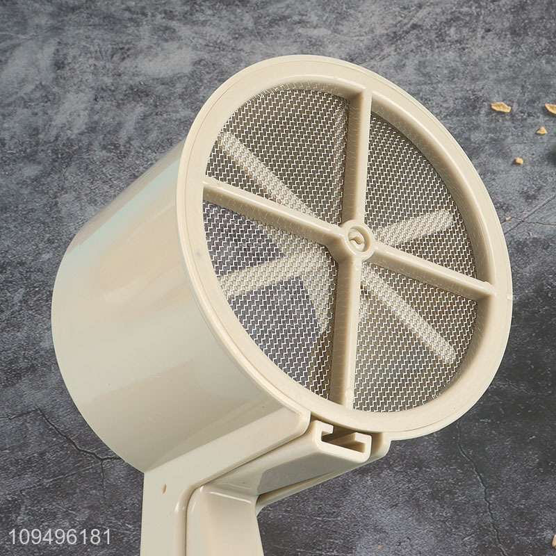 New arrival  handheld semi-automatic flour sifter