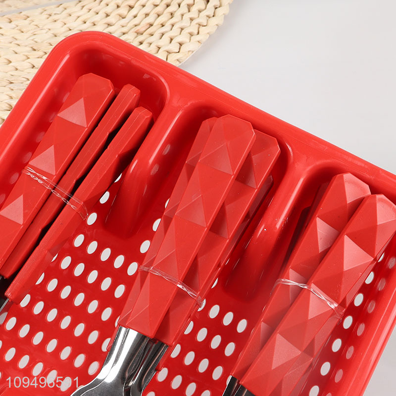 Top products 24pcs cutlery set table flatware set