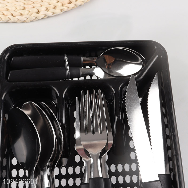 China wholesale 16pcs stainless steel dining cutlery set