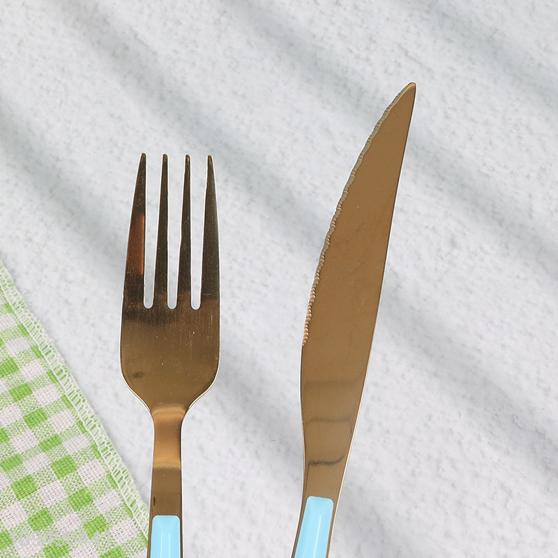 Good selling 4pcs multi-type cutlery flatware set