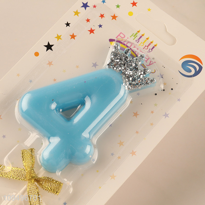 China wholesale birthday candle number candle for decoration