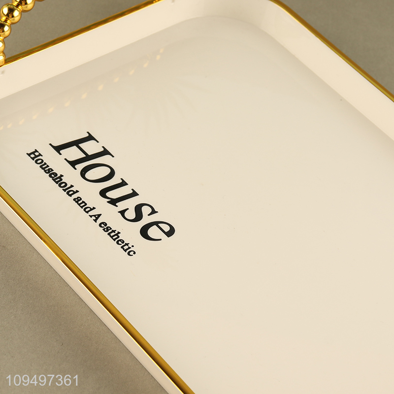 Low price multi-purpose storage tray with handle