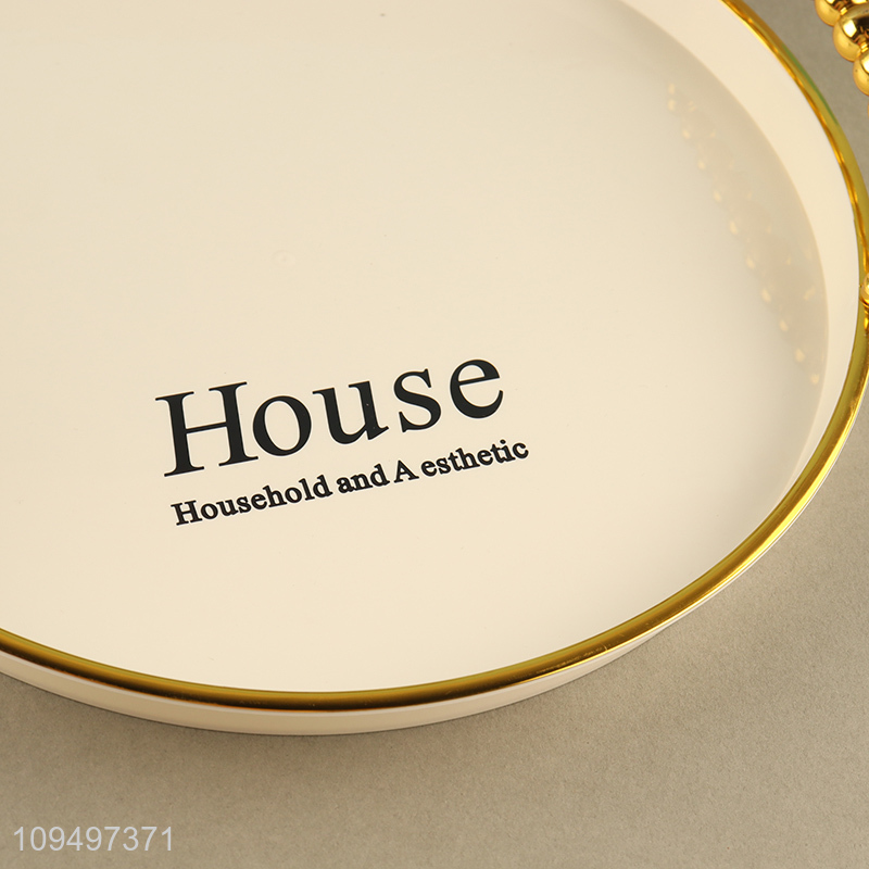 Latest products   round storage tray with handle