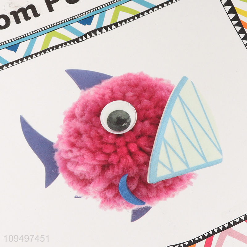 Top products kids diy pom pom kit toys
