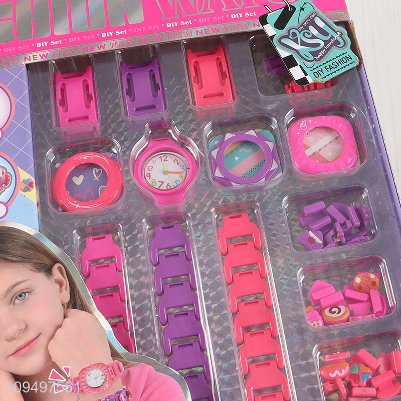 New arrival  kids diy fashion watch making kit