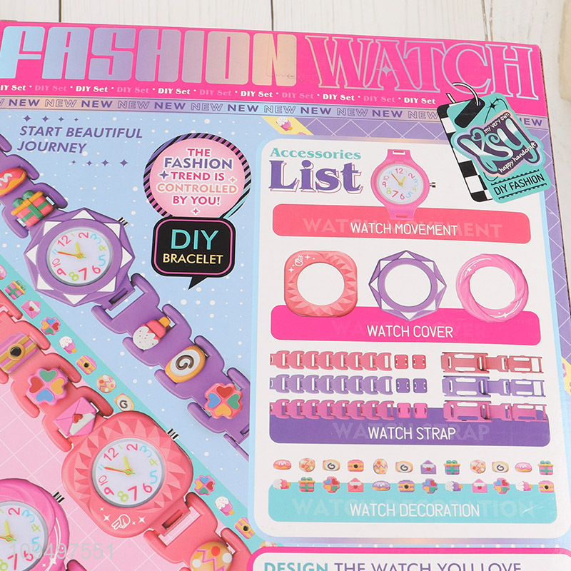 New arrival  kids diy fashion watch making kit