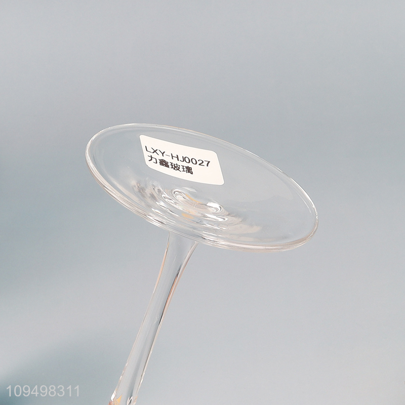 Top selling glass champagne cup goblet cup wholesale