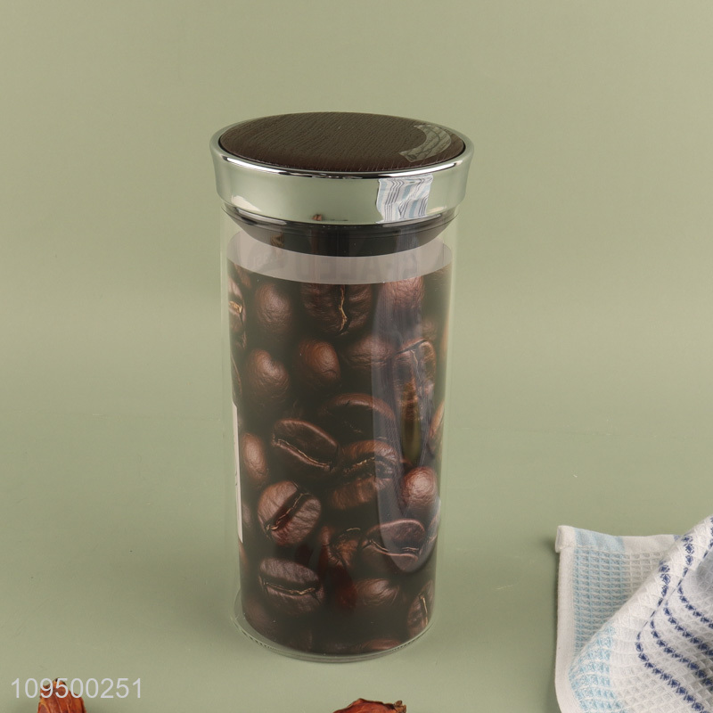 Wholesale home kitchen sealed glass storage jar