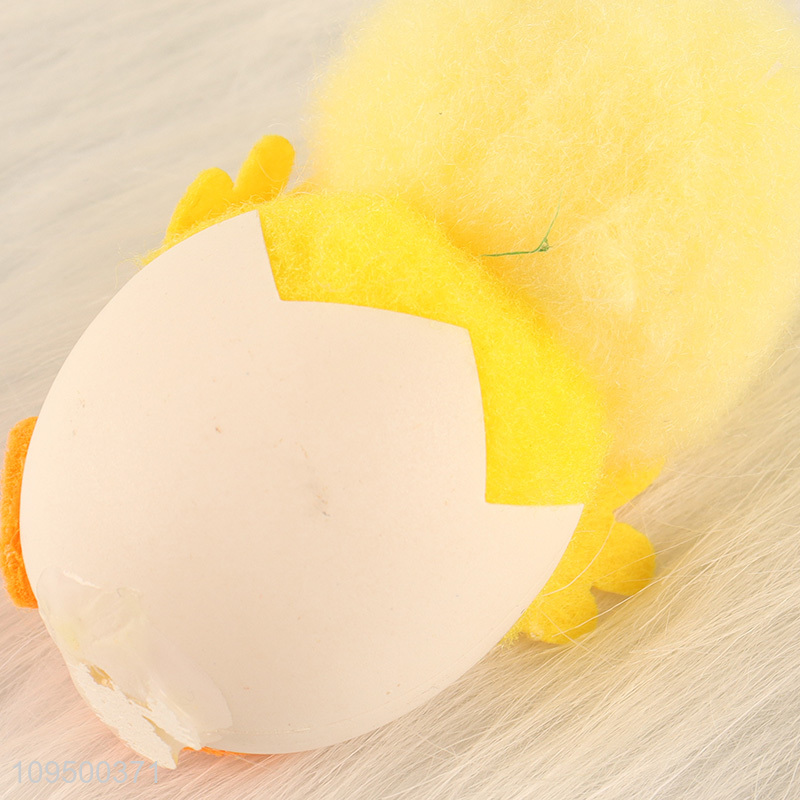 Hot selling yellow chick ornaments for Easter party