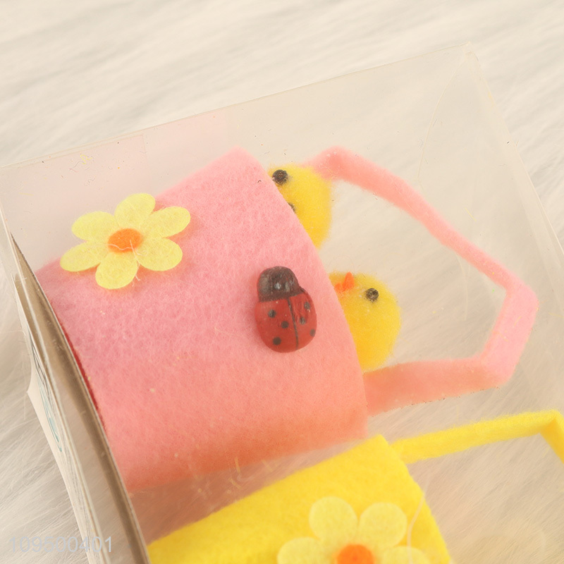 Low price Easter tabletop decor yellow chick ornaments