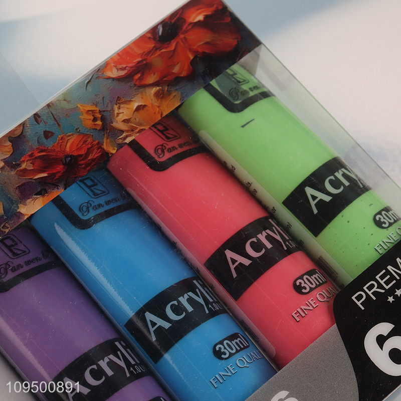 China supplier metallic acrylic paint set for art supplies