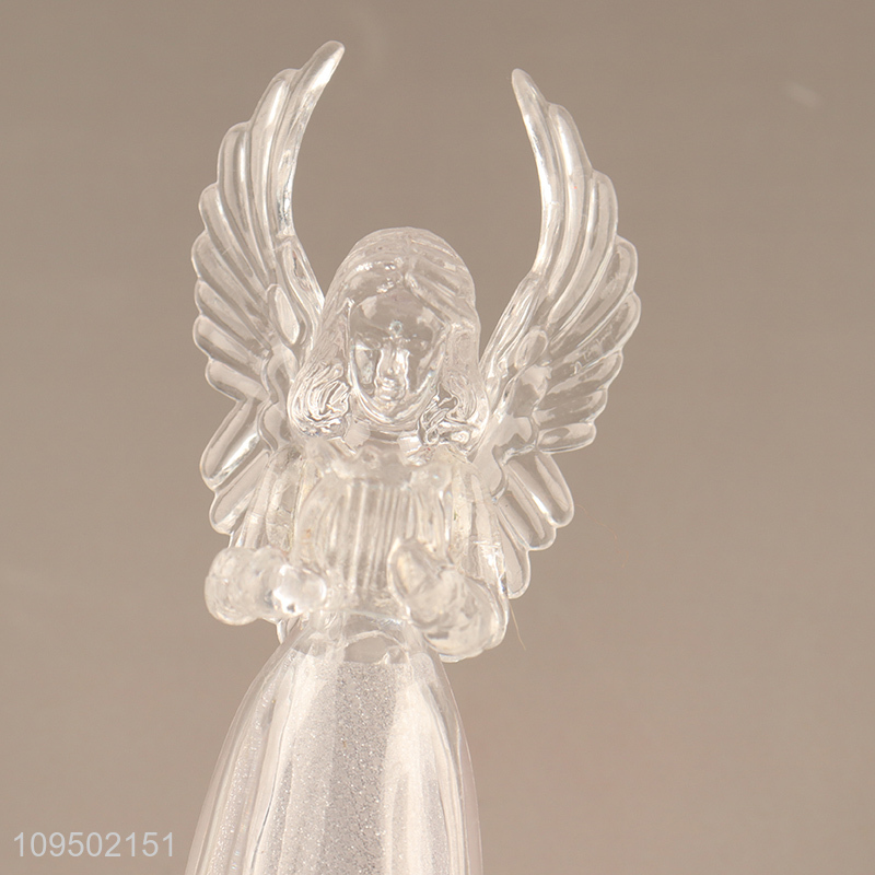 New product plastic crafts angel ornament for decor