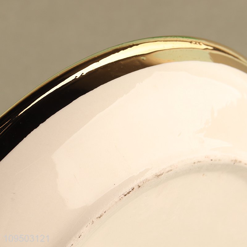 Good price round tableware plate for home restaurant