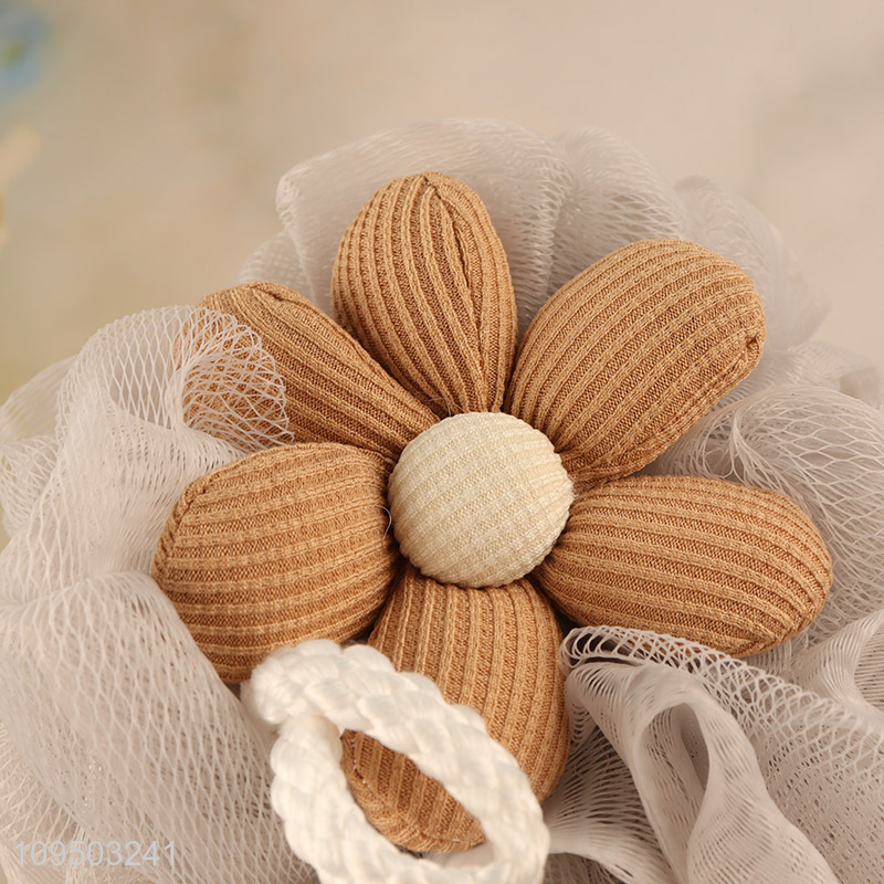 Latest products bath ball bath flower for sale