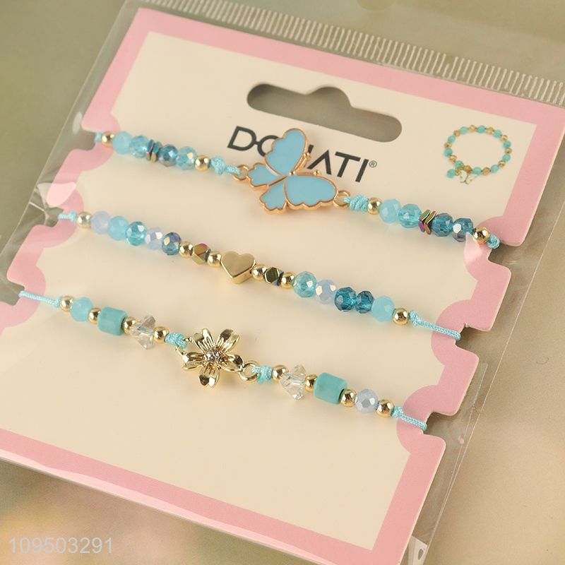 Wholesale 3pcs fashion jewelry bracelet
