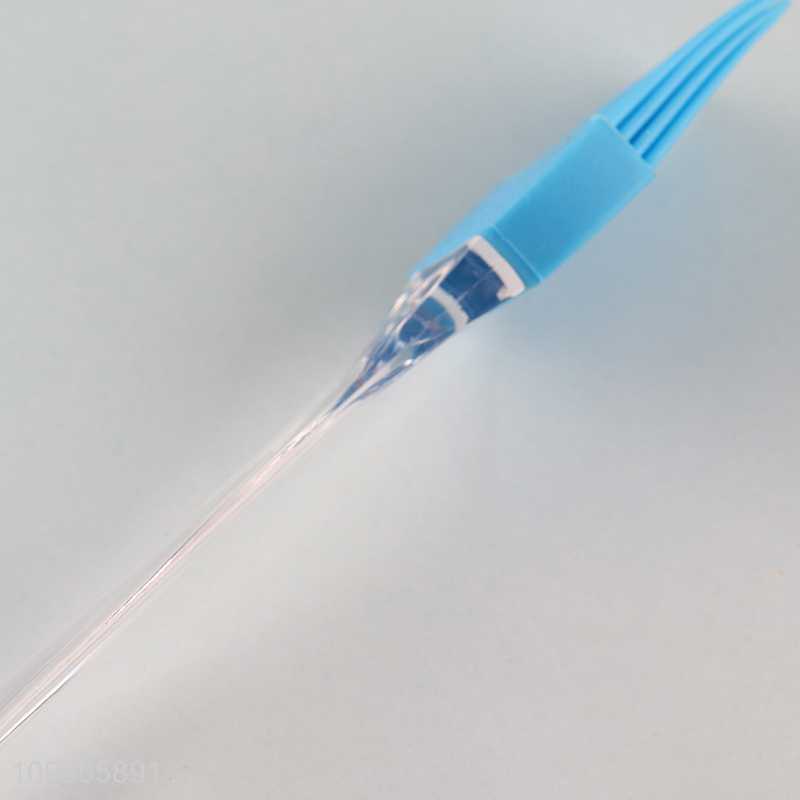China wholesale blue silicone baking brush oil brush
