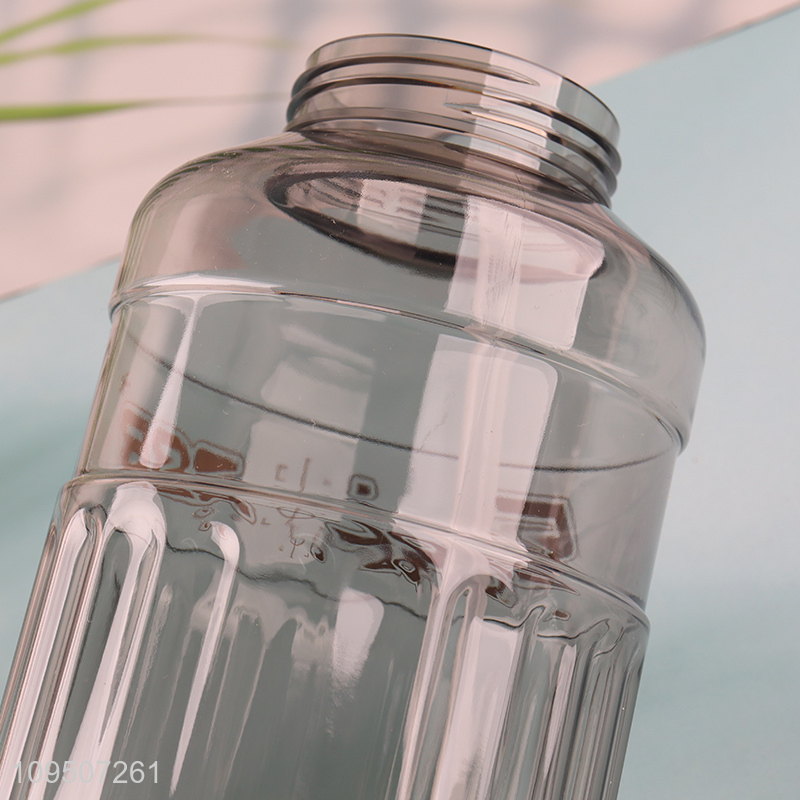 Best selling plastic water bottle with straw