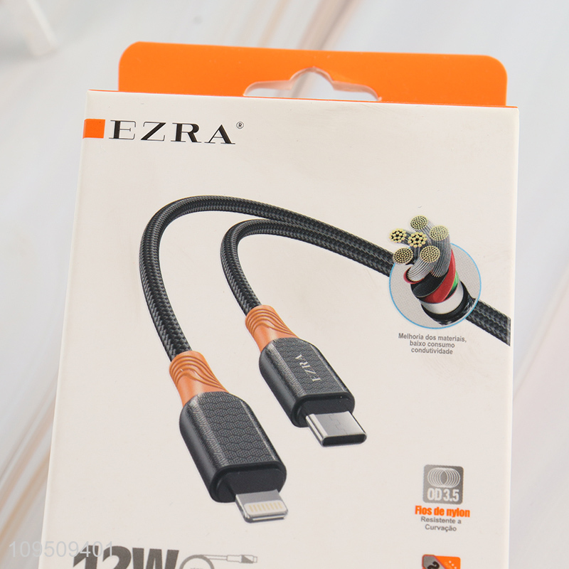 Hot products 12w type-c charge cable data line
