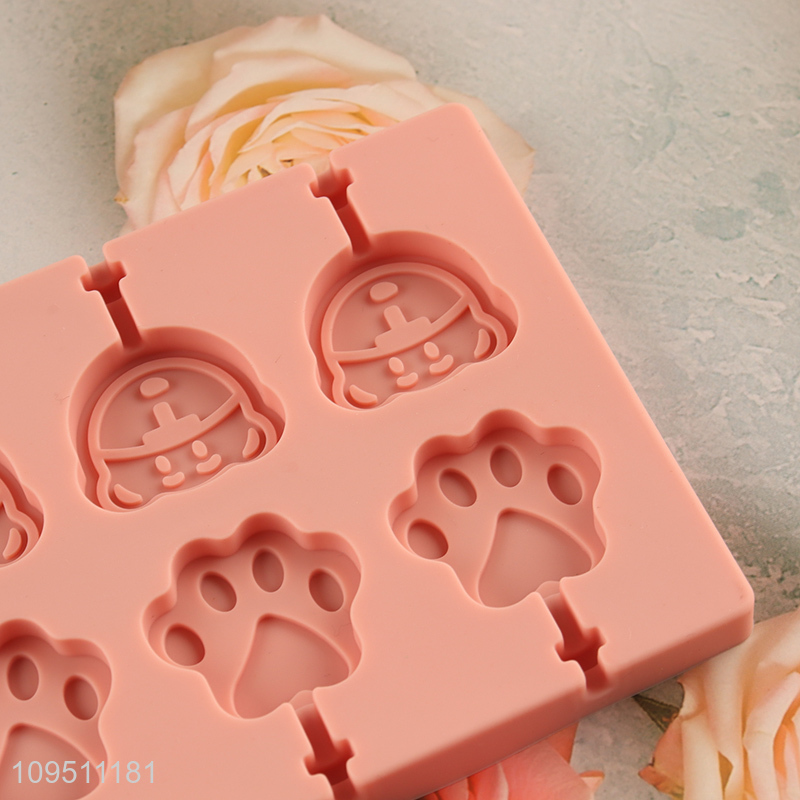 New arrival reusable silicone lollipop mold