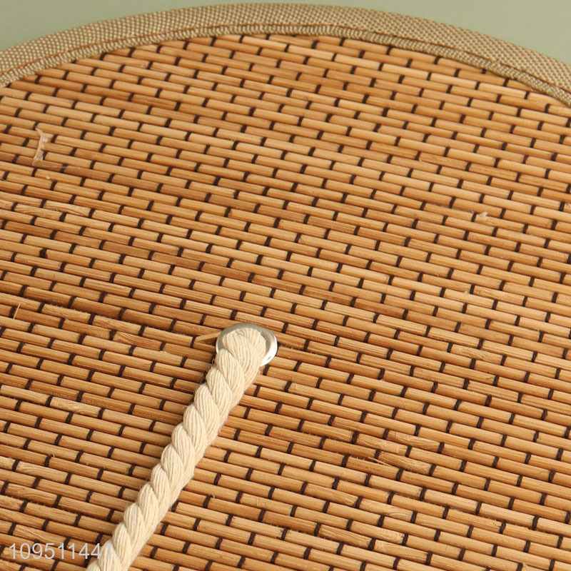 Low price bamboo storage basket laundry basket