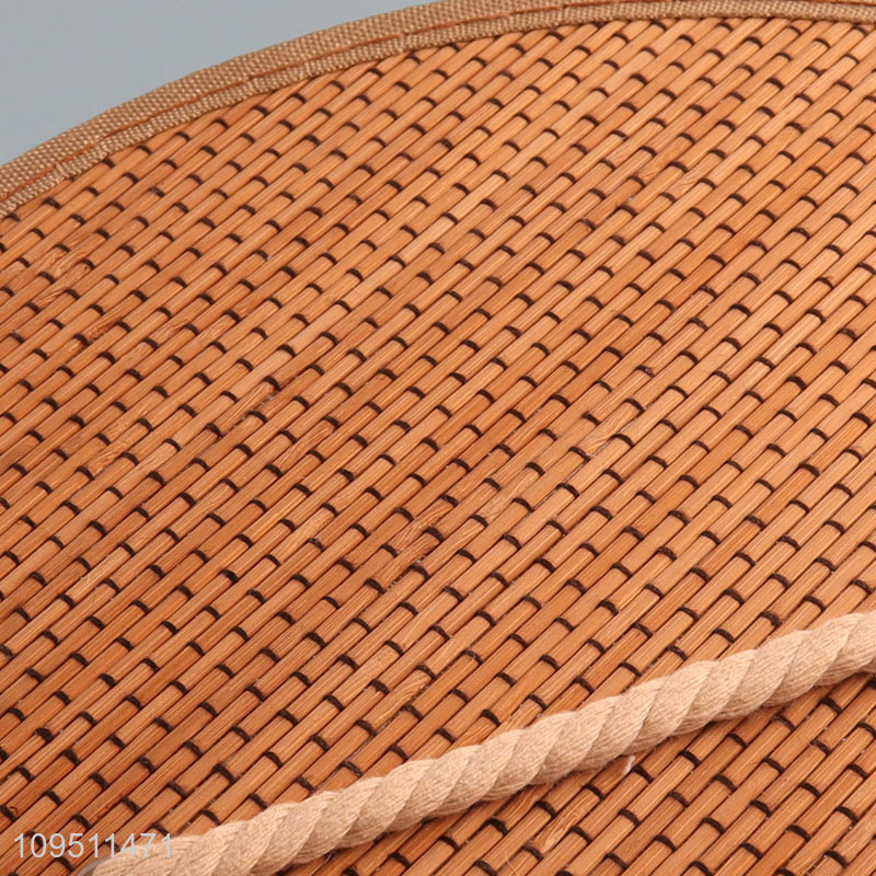 Low price round bamboo storage basket for sale