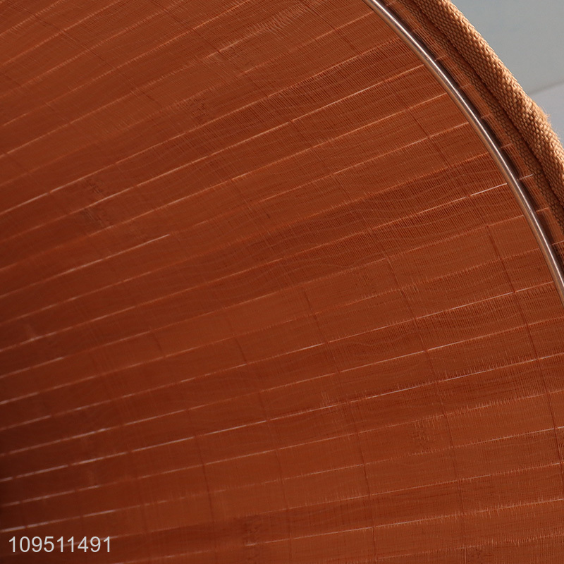 China factory round bamboo storage basket for sale