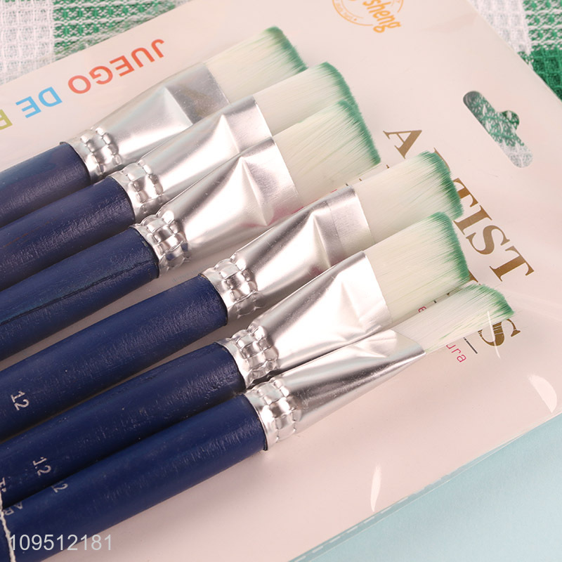 Hot items 6pcs oil painting brush set