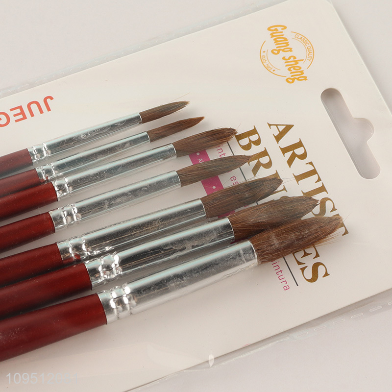 Top sale 7pcs oil painting brush set