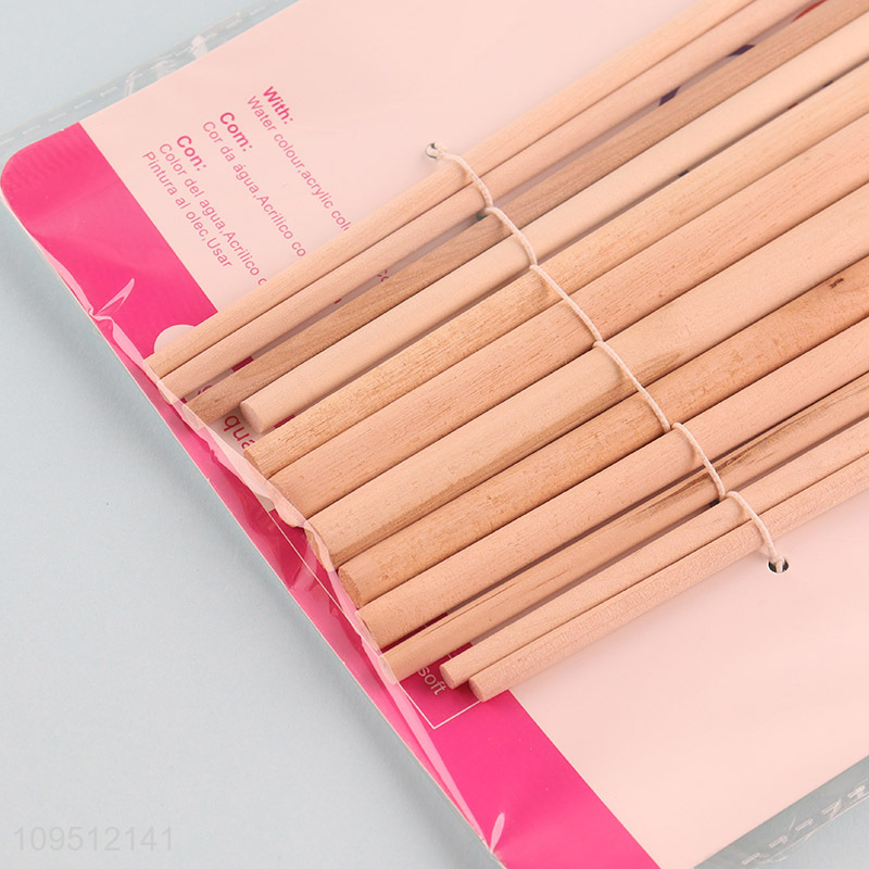 Factory supply 12pcs oil painting brush for art supplies