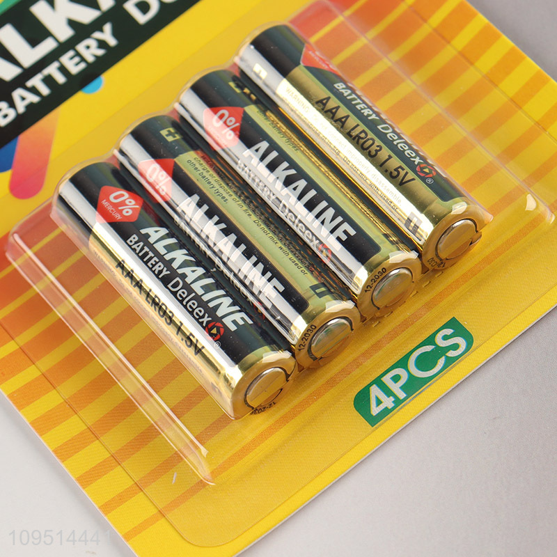 China factory alkaline AAA B4 alkaline battery