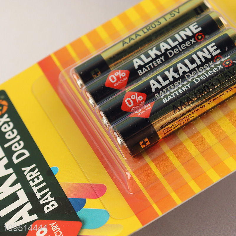 China factory alkaline AAA B4 alkaline battery