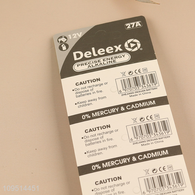 China wholesale 27A 12v alkaline battery
