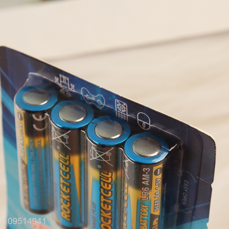 Top products long lasting 4pcs alkaline battery