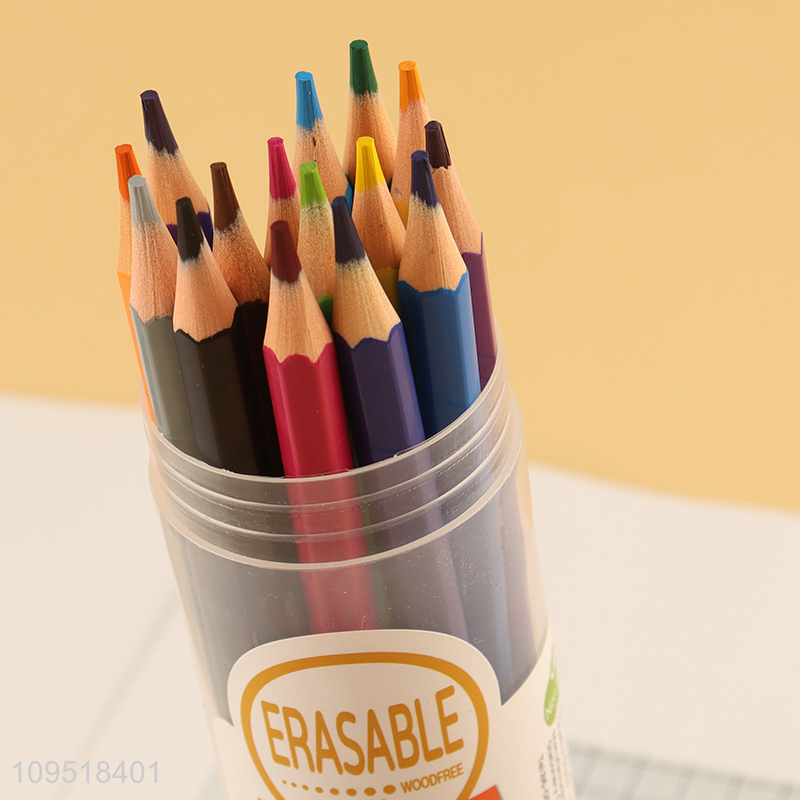 Low price art erasable colour pencil bulk