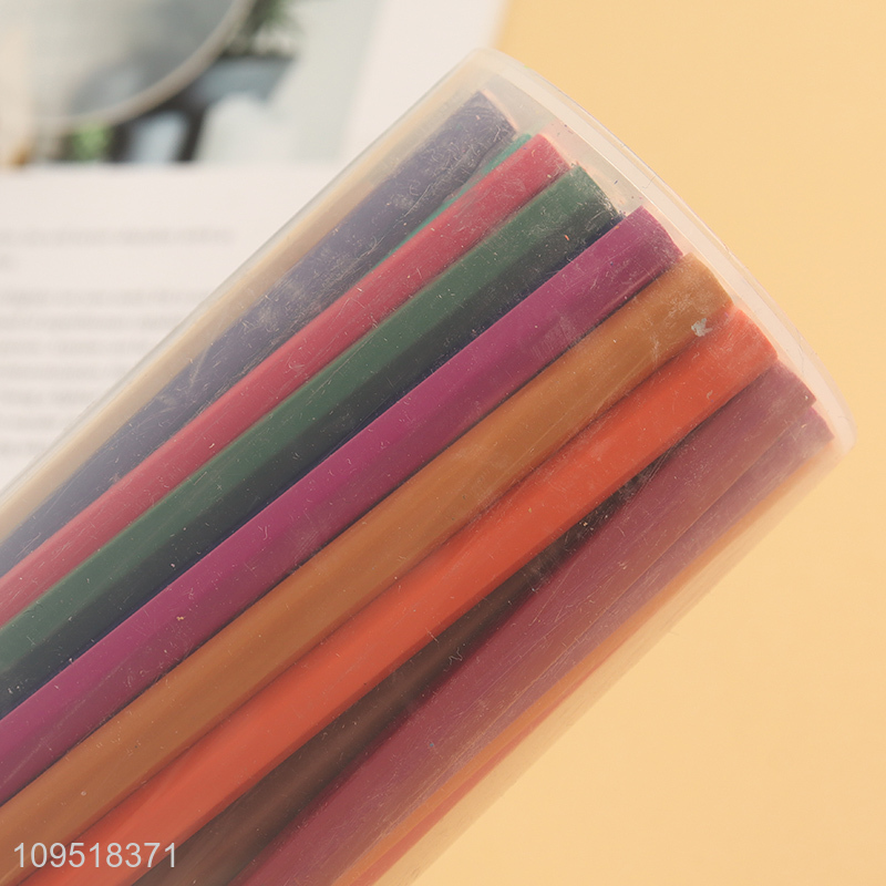 Low price child erasable colored pencil pack