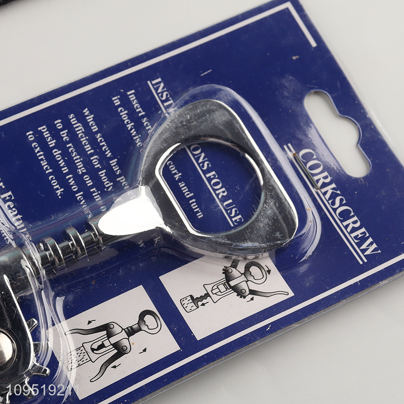 Low price reusable wine bottle opener corkscrew for sale