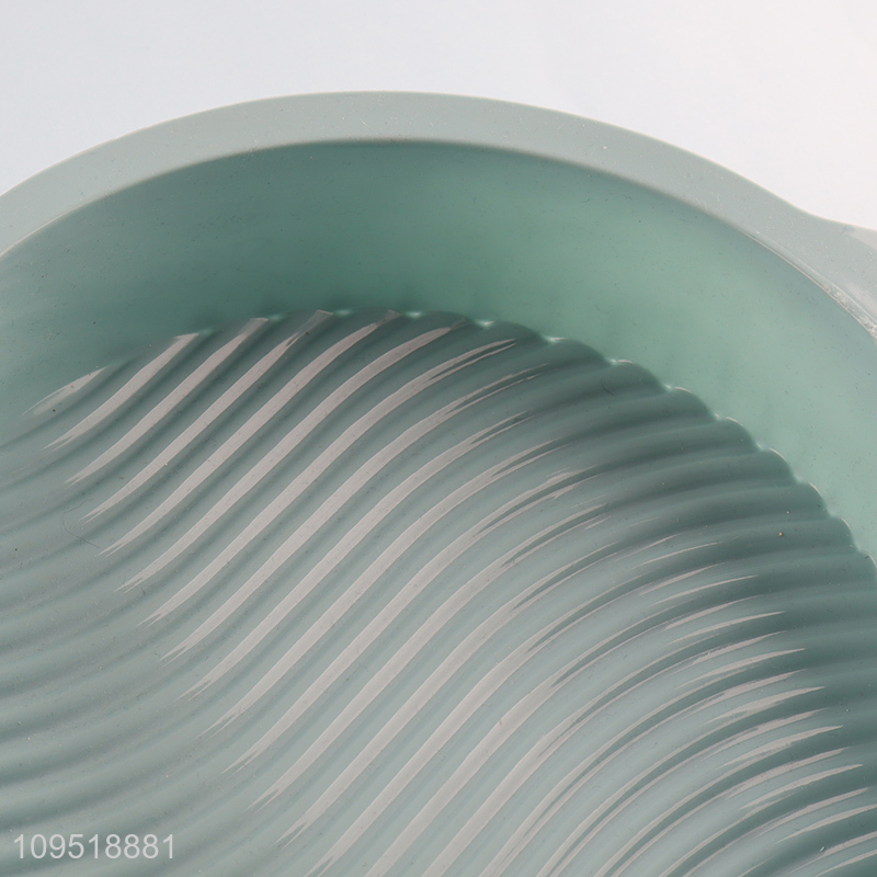 Latest products silicone cake mold with handle