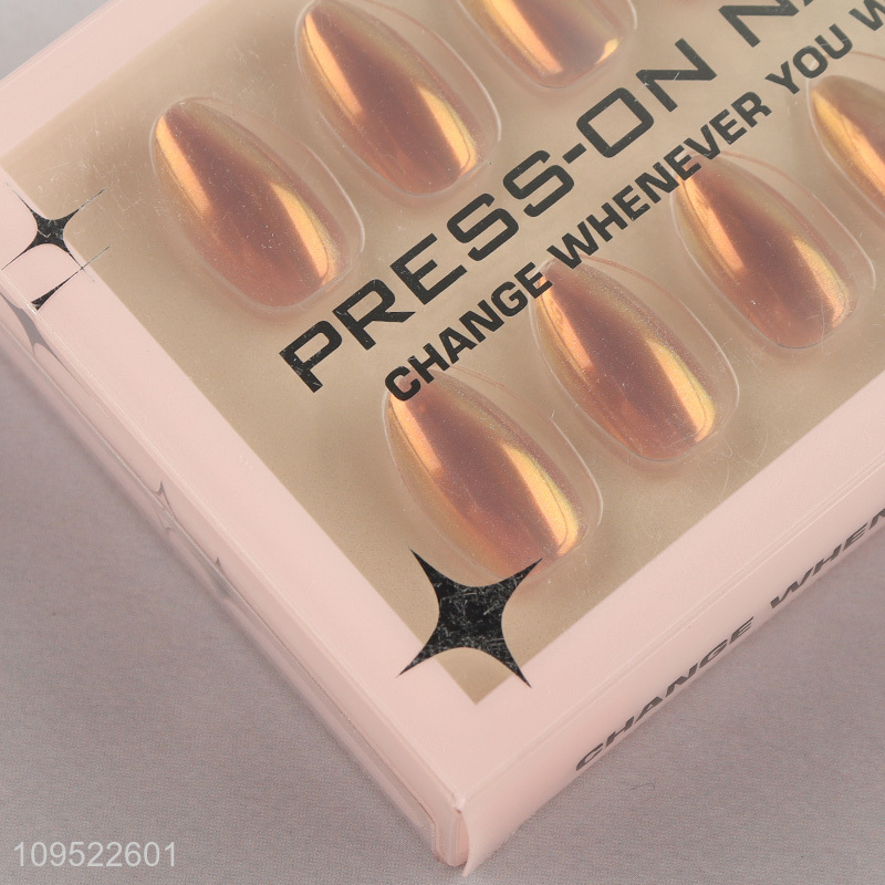 Factory direct sale full cover press on nail set
