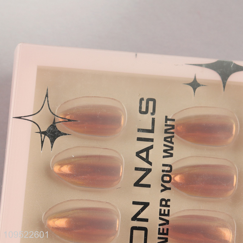 Factory direct sale full cover press on nail set
