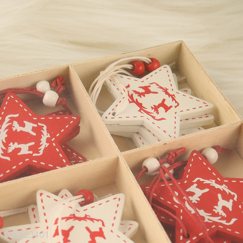 Best quality star shape christmas hanging ornament