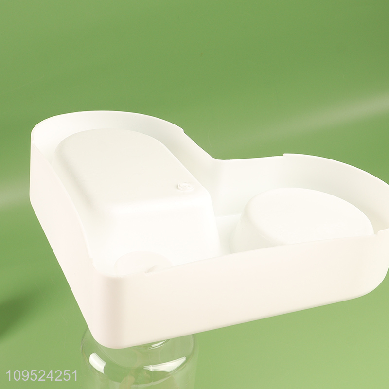 China wholesale heart shape pet feeding bowl for cats