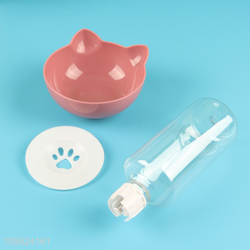 Best quality pet drinking bottle cat feeding bowl