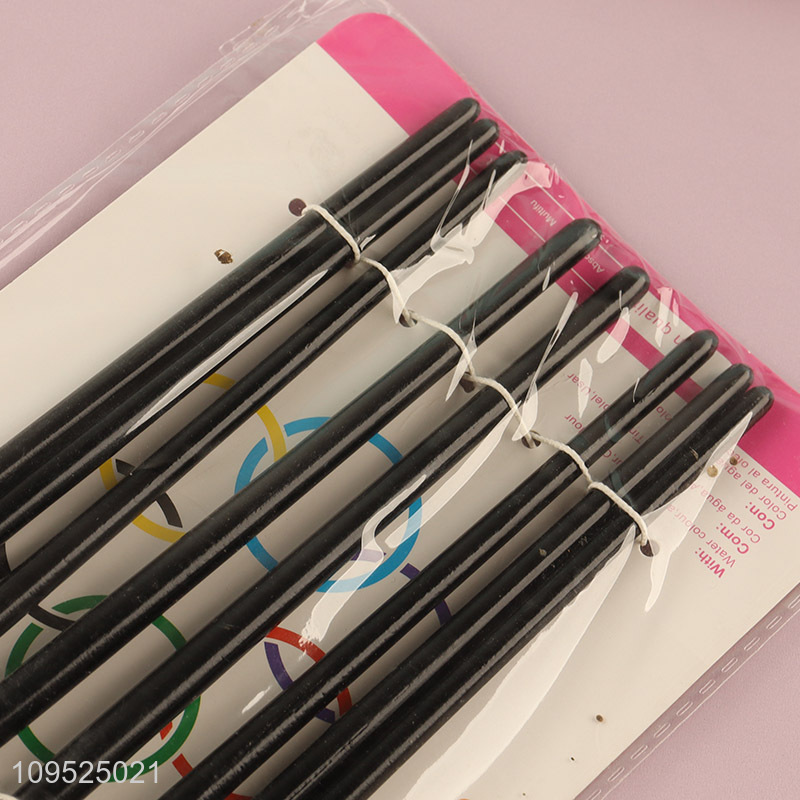 New arrival  8pcs nylon bristle drawing brush kit